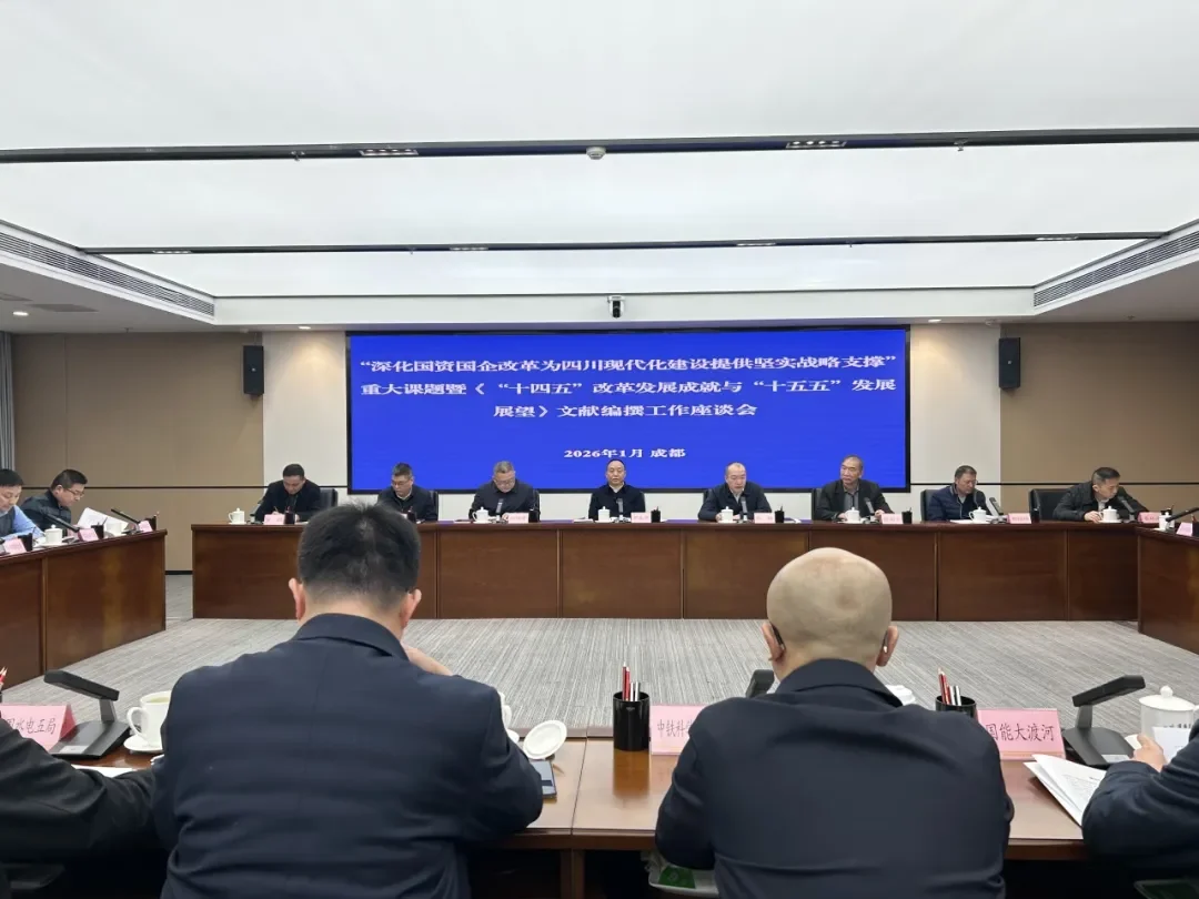 “四川国资国企改革发展”重大课题暨文献编纂工作座谈会在蓉召开(图3)