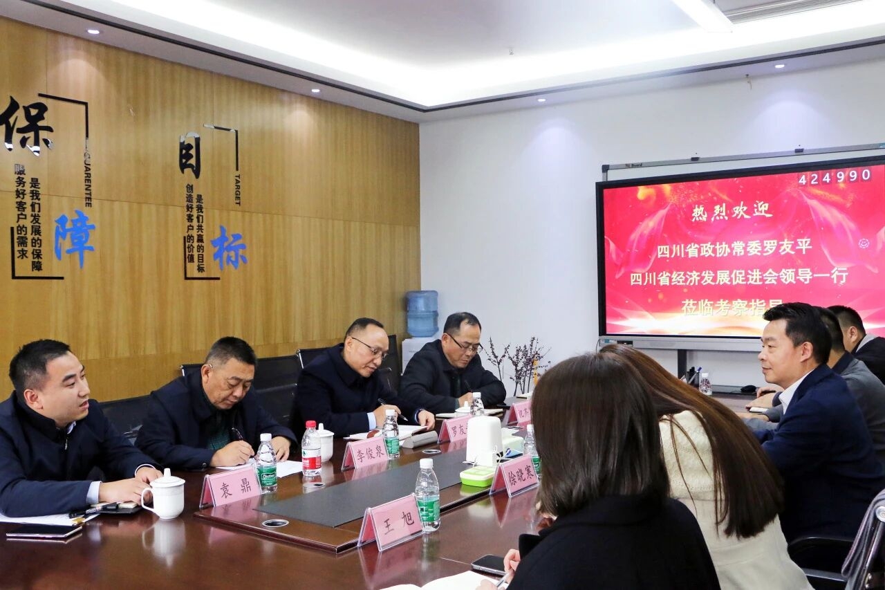 四川省政协常委、省政协提案委副主任罗友平一行 调研成都佳发安泰教育科技股份有限公司 并宣讲省委十二届四次全会精神(图1)