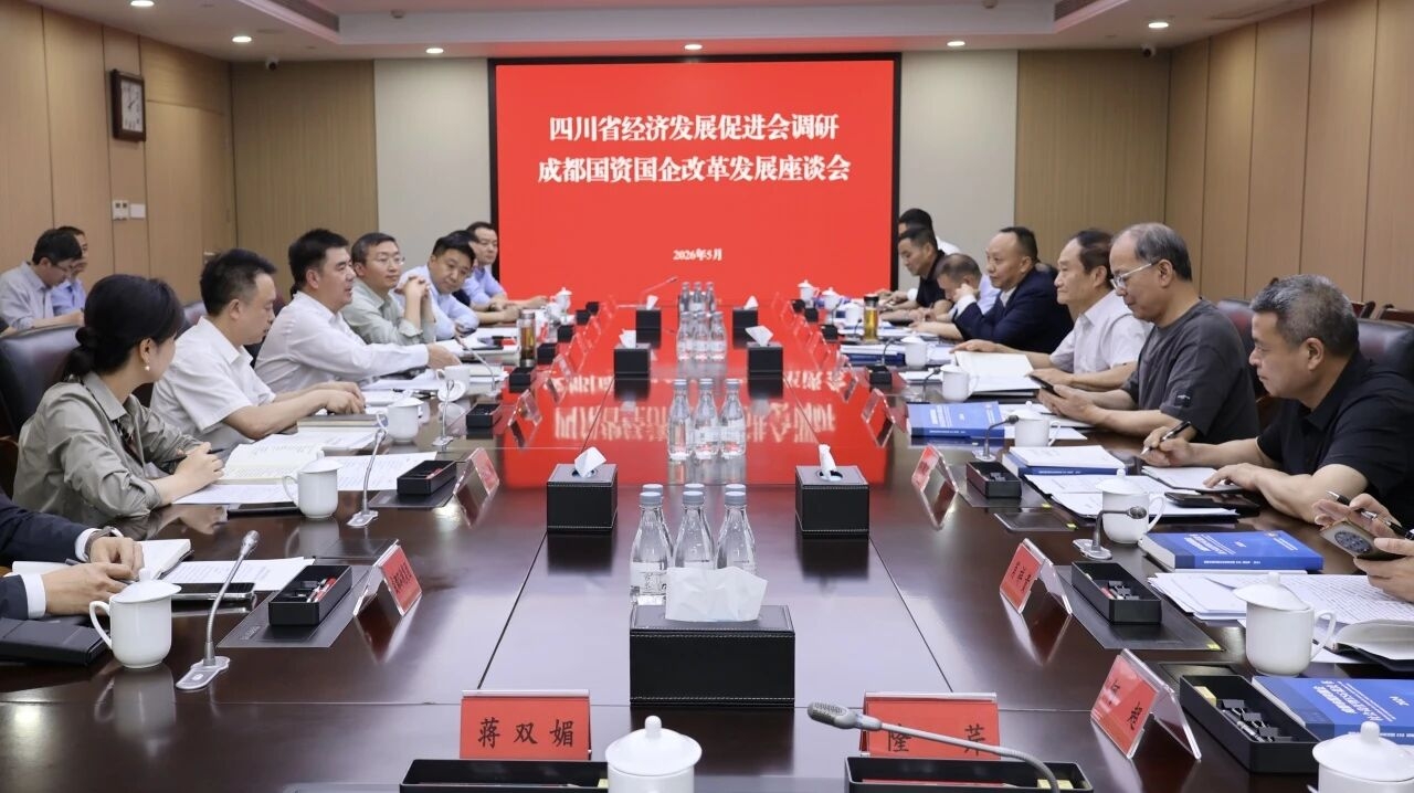 四川省经济发展促进会调研成都市国资国企改革发展工作(图1)